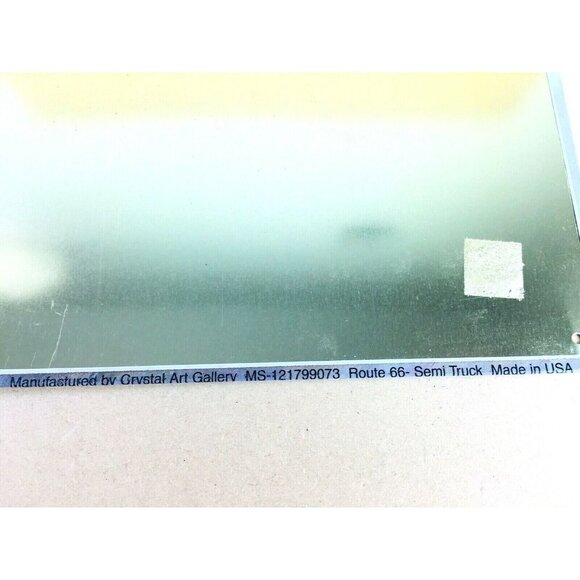 Vintage Route 66 Semi Truck Trucker Tin Sign Man Cave Garage Mechanic Ba… - Picture 2 of 3